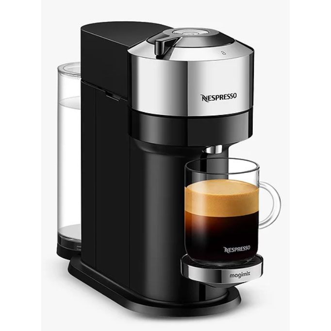 Nespresso Vertuo Next Coffee Machine by Magamix (Chrome). Worth £129.99